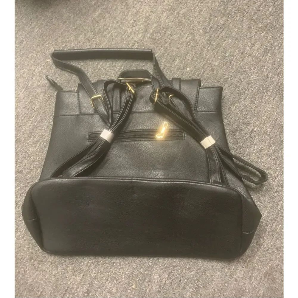 Vegan Leather Backpack - Picture 5 of 6